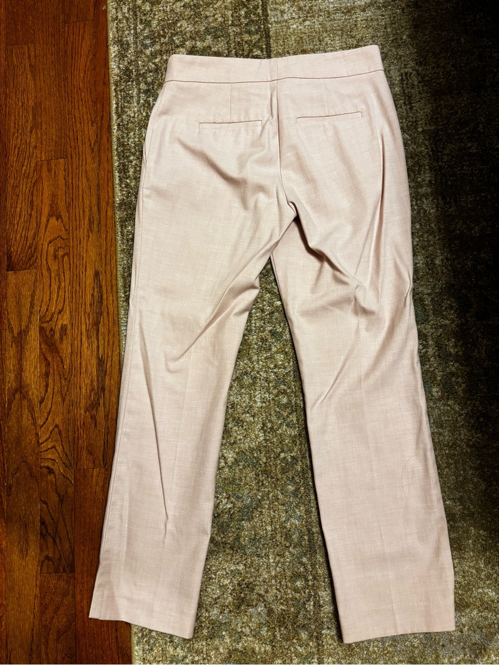 Ann Taylor Light Pink Straight-Leg Dress Pants - Picture 3 of 5